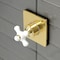 Kingston Brass KS3047PX Single-Handle Three-Way Diverter Valve with Trim Kit, Brushed Brass KS3047PX - alternate 2
